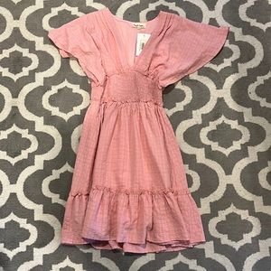Alicia DiMichele Cap Sleeve Pink dress - size M - NWT